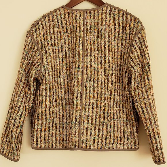 New - Lafayette 148 New York Zippered Jacket - Picture 2 of 7